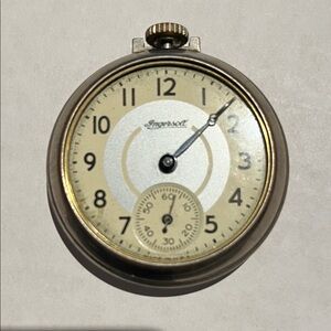 Ingersoll Vintage 1920's Pocket Watch - Gold and Silver Non Working